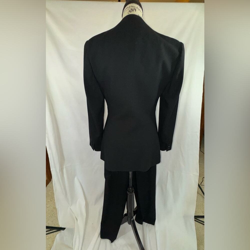 Gorgeous Barrie Pace Black Wool Pant Suit - Picture 3 of 14